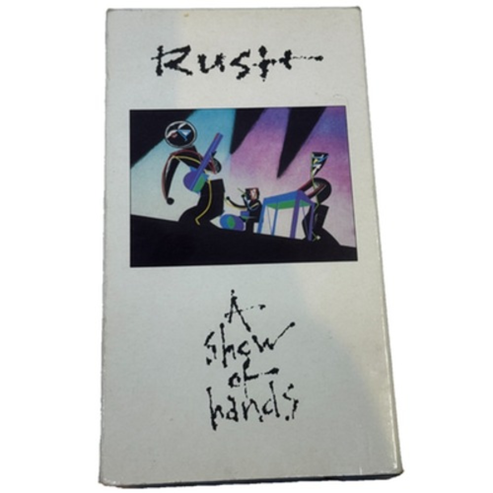 Rush VHS Tape A Show of Hands 1989‎ Concert Video Live PolyGram